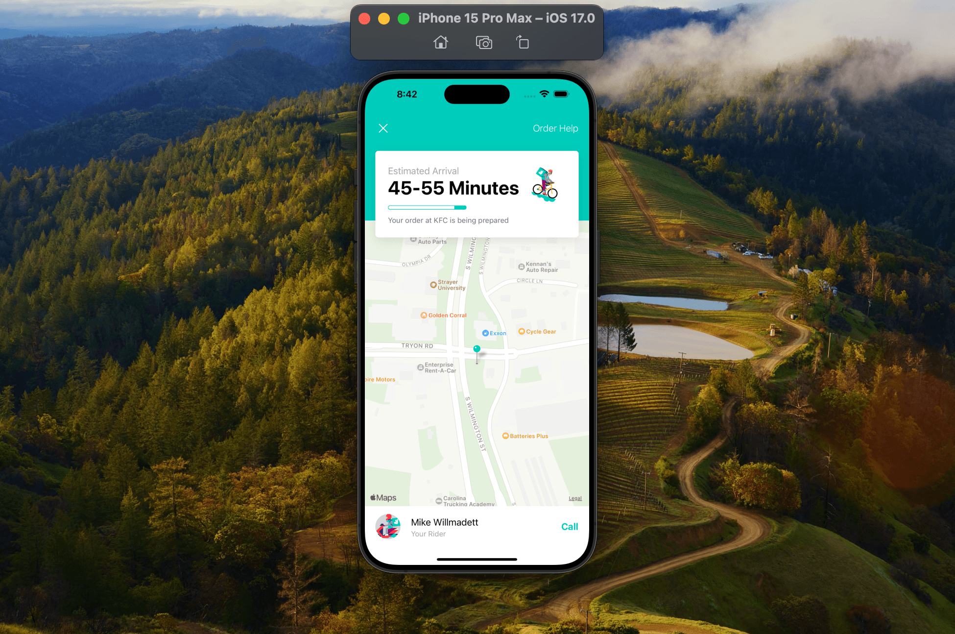 Deliveroo Clone project image 5