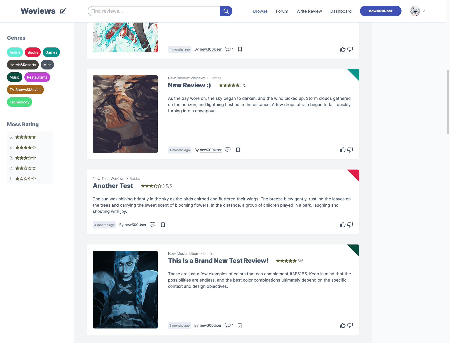 Weviews project image 1